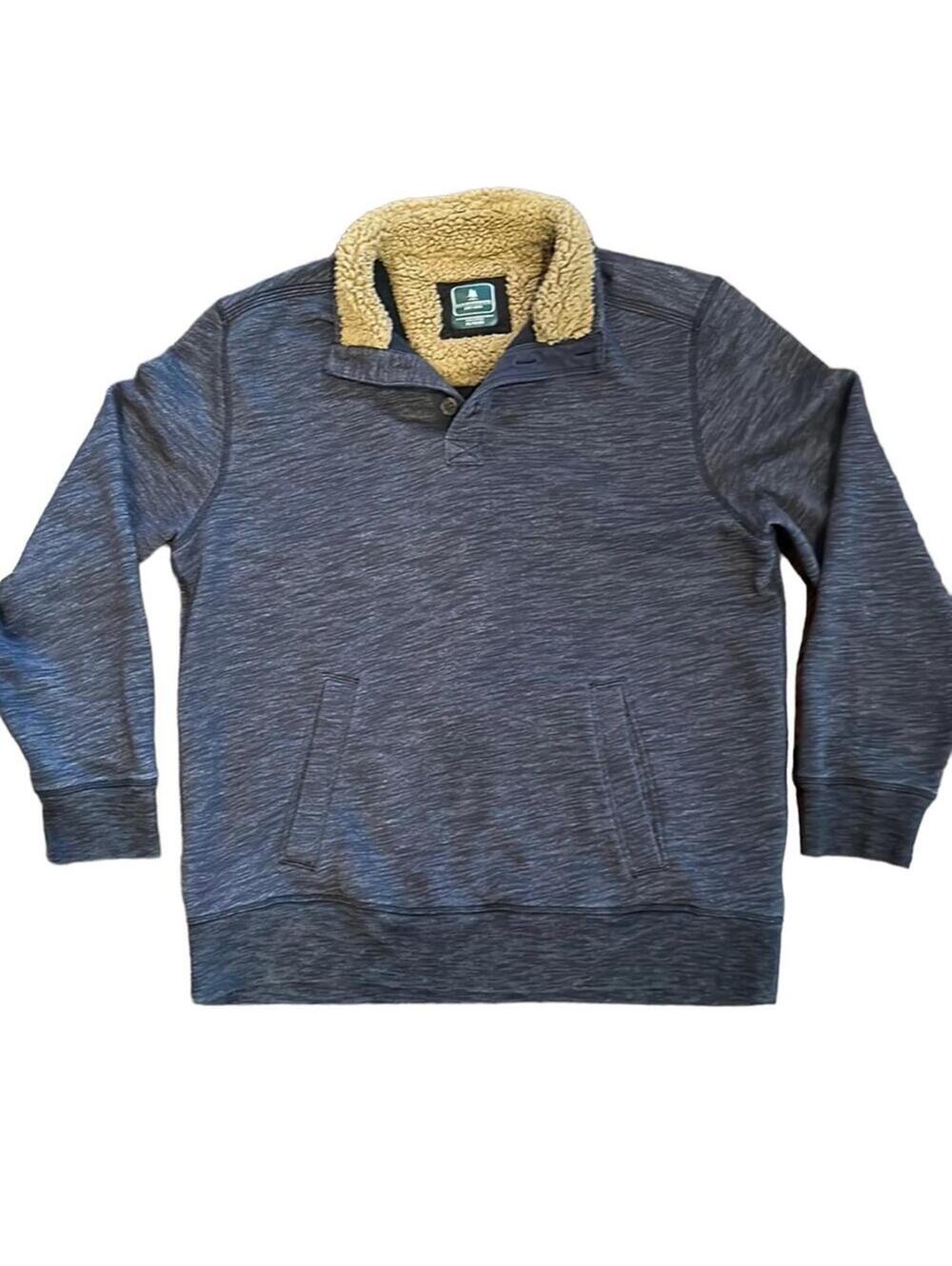 G. H. Bass & Co. | Men’s Gray Black Pullover Sweater | Size XL | 0653